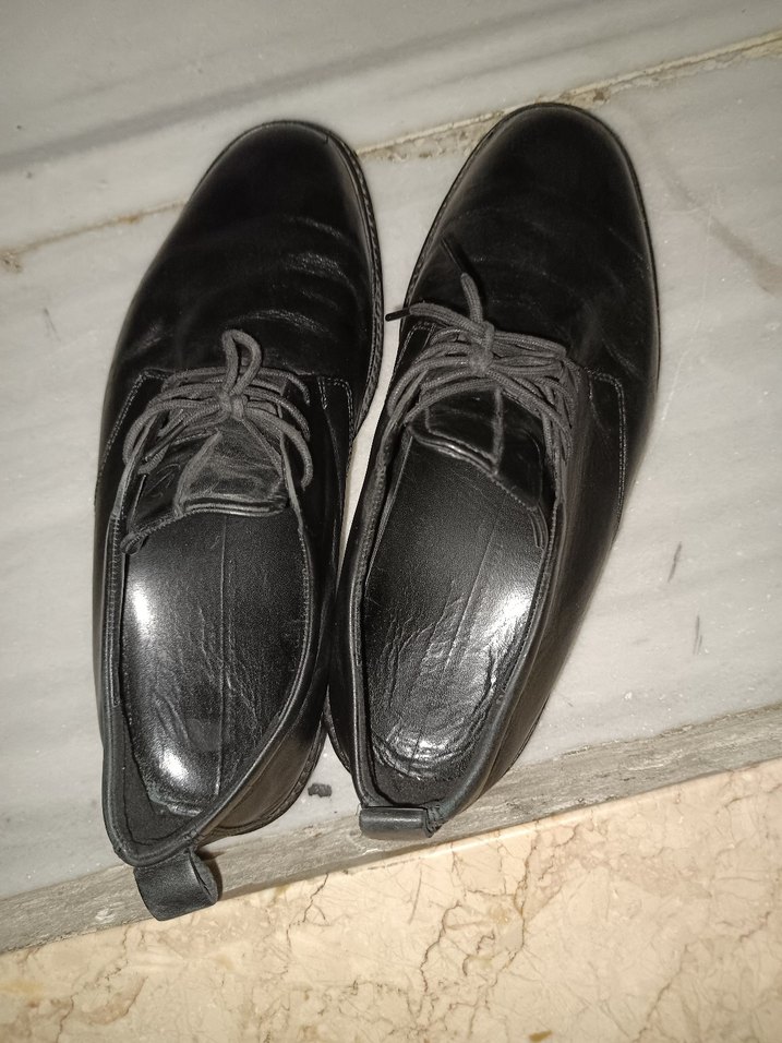 Klasik Siyah Tokalı Erkek Ayakkabı - Görsel 4