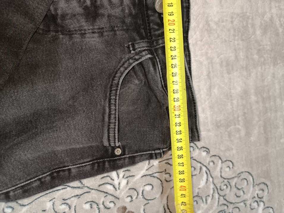 Gri Bağlama Desenli Regular Fit Erkek Kot Pantolon - Görsel 4