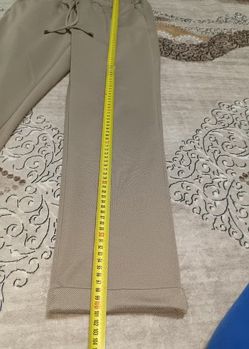 Premium Dokulu Slim-Fit Comfort Pantolon  Bej - Görsel 5