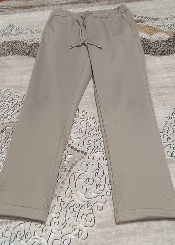 Premium Dokulu Slim-Fit Comfort Pantolon  Bej - Görsel 7