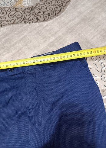 Kemerli Lacivert Erkek Pantolon - Görsel 3