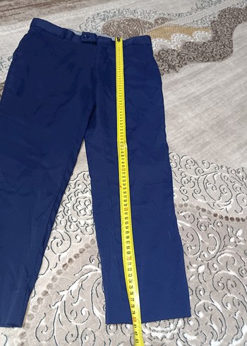 Kemerli Lacivert Erkek Pantolon - Görsel 2