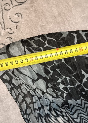 Bohem Siyah Gri Kadın Şal - Görsel 3