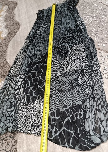 Bohem Siyah Gri Kadın Şal - Görsel 4