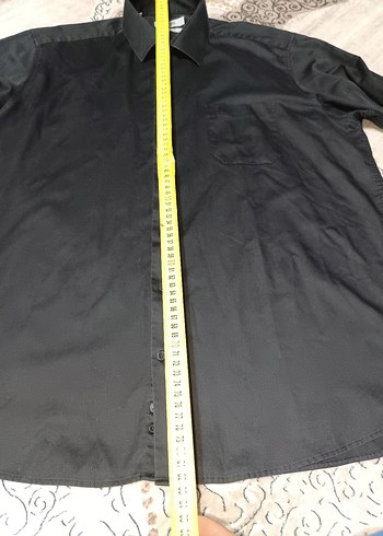 Siyah Denim Erkek Gömlek Uzun Kollu - Görsel 7