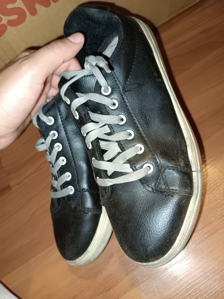 siyah Erkek Ayakkabı Bağcıkları - Görsel 2