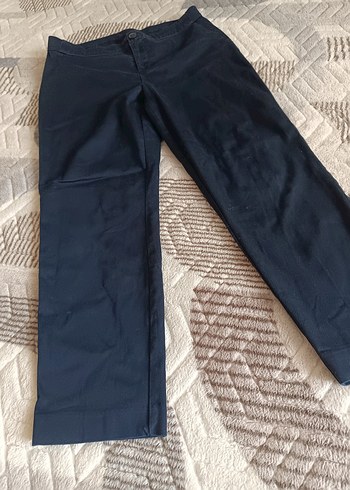 LC Waikiki Lacivert Kadın Kumaş Pantolon Midi Boy