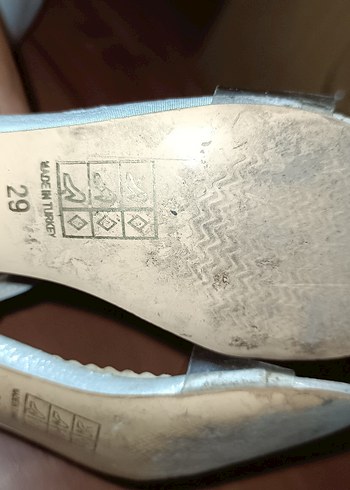 29 Beden mavi Renk Mavi Minimalist Topuklu Ayakkabı