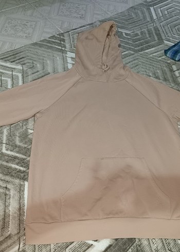Bej Kapüşonlu Kadın Sweatshirt