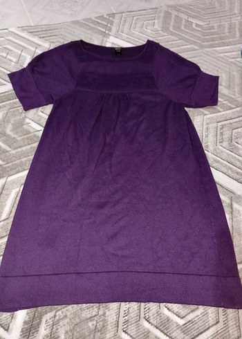 Mango Mor Salaş Hamile Midi Tunik