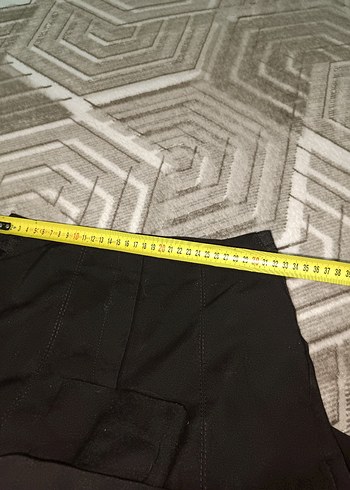 xs Beden siyah Renk Kadın Siyah Midi Kumaş Pantolon