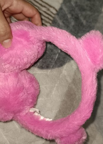 LC Waikiki Pembe Kürklü Kız Çocuk Sıcak kulaklık