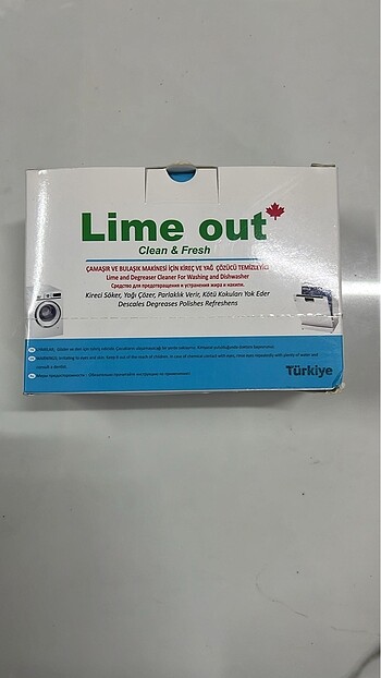 Çamaşır bulaşık makinesi temizleyici