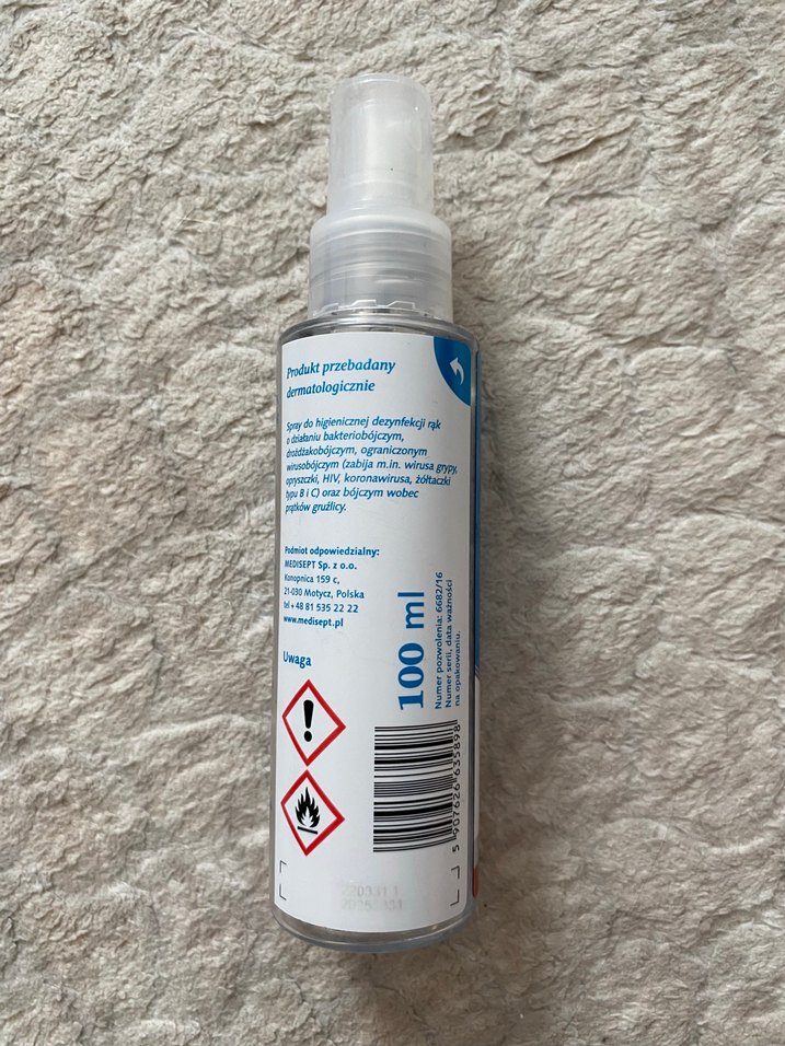 El Dezenfektan Sprey Medisept - Görsel 3