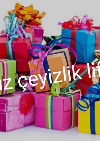 sürpriz çeyizlik lif seti