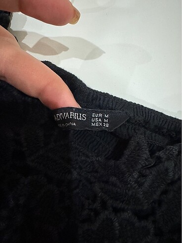 m Beden Dantelli crop