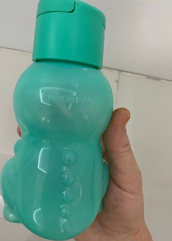 Tupper renkli Turkuaz Bebek su matarası - Görsel 3