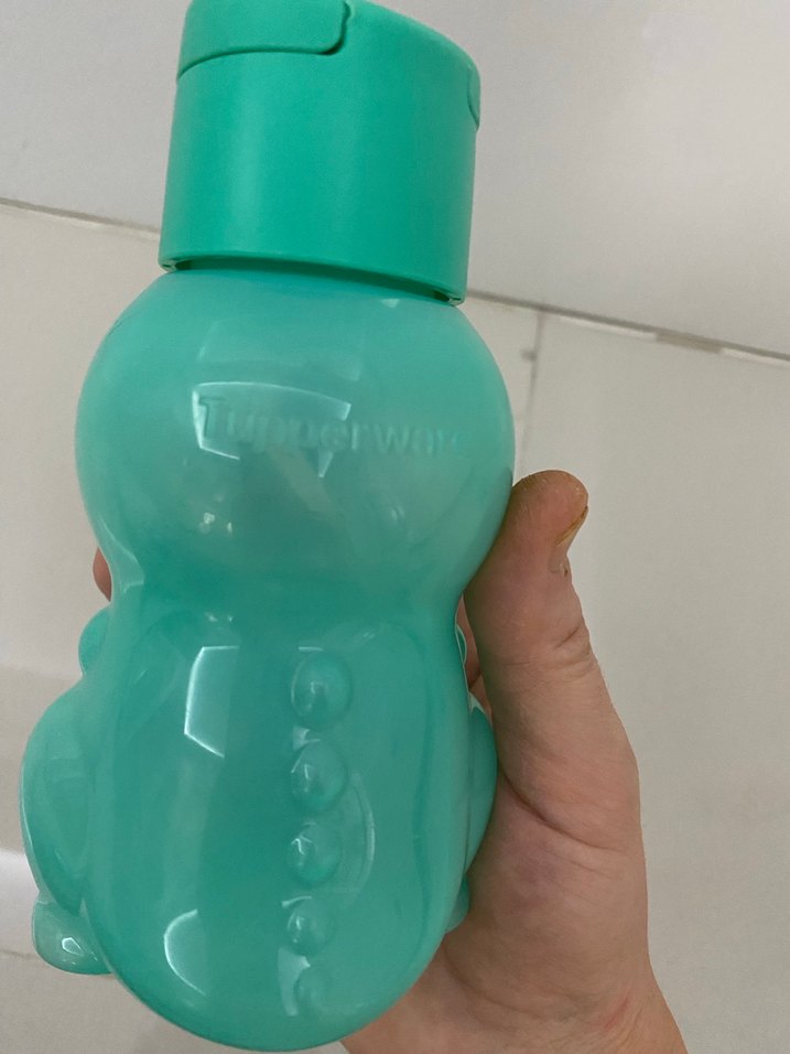 Tupper renkli Turkuaz Bebek su matarası - Görsel 3