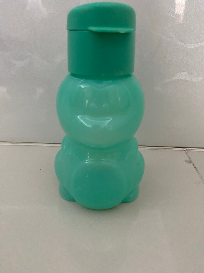 Tupper renkli Turkuaz Bebek su matarası - Görsel 2