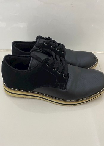 Siyah Minimalist Erkek çocuk ayakkabı - Görsel 3