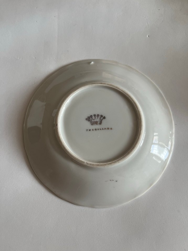 Nakışlı Beyaz Dekoratif Tabak - Görsel 2