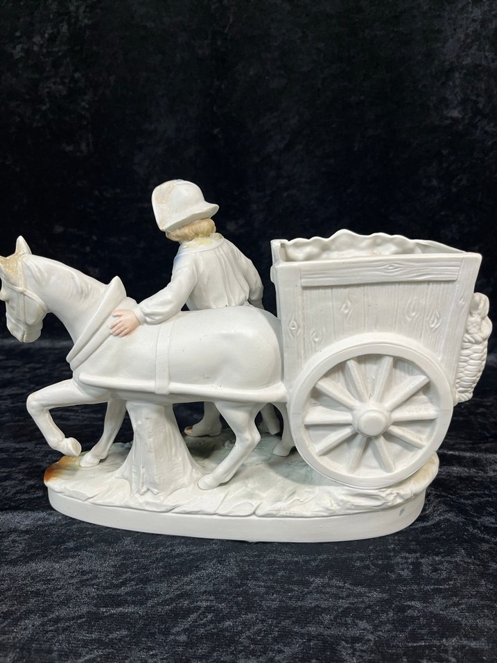 Atlı ve Çiçekli Araba Figürü - Görsel 3