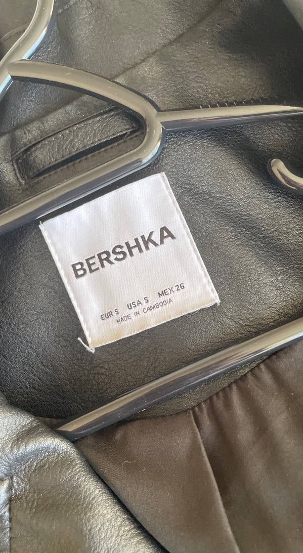 Kadın Siyah Biker Deri Ceket - Görsel 5