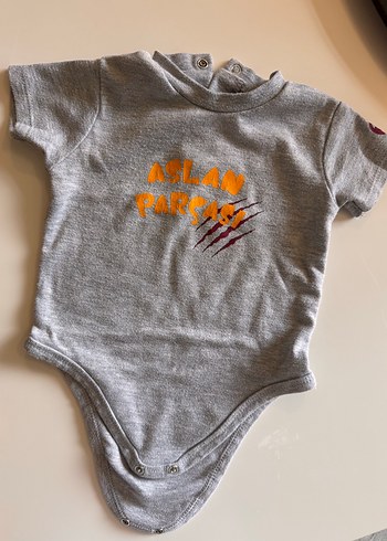 Galatasaray Gri Bebek Body Kısa Kollu - Görsel 4