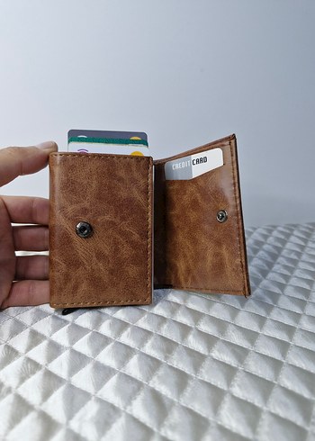 mekanizmalı kartlık / cüzdan ( son 1 adet) - Görsel 2