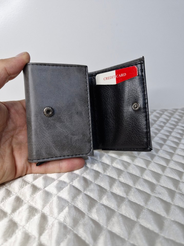 mekanizmali kartlık  / cüzdan - Görsel 2