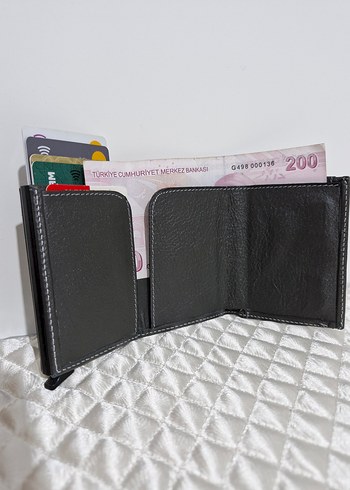 deri mekanizmali kartlık/ cüzdan - Görsel 3