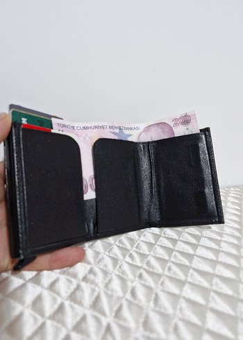 deri mekanizmali kartlık / Cüzdan - Görsel 3