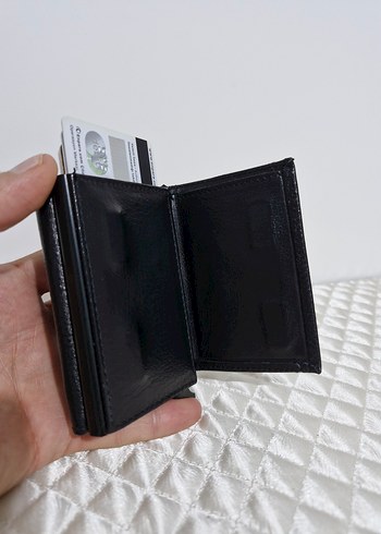 deri mekanizmali kartlık / cüzdan - Görsel 2