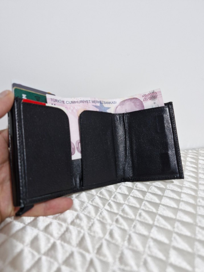 deri mekanizmali kartlık / cüzdan - Görsel 3