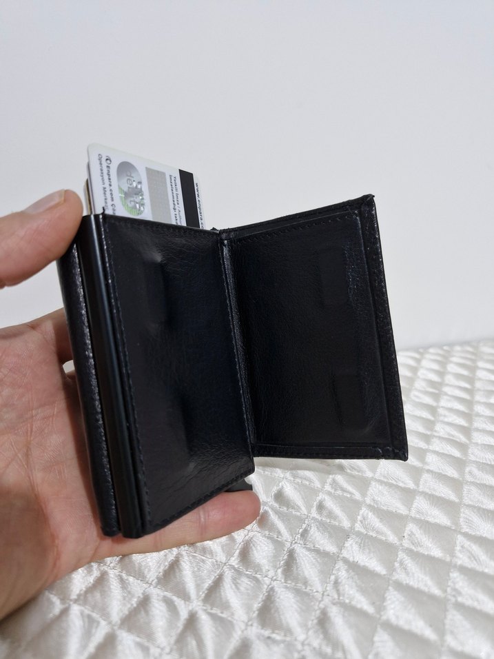 deri mekanizmali kartlık / cüzdan - Görsel 2