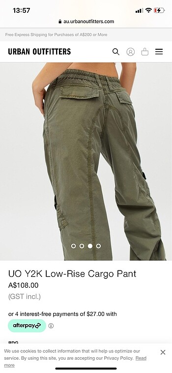 Urban Outfitters cargo