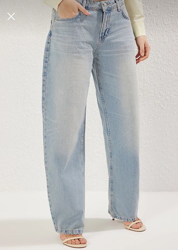 Mavi baggy jean - Görsel 5