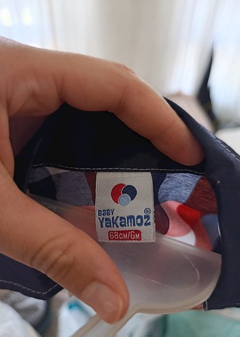 6 Ay Beden kahverengi Renk Erkek Bebek Renkli Kareli Gömlek ve Kot Şort