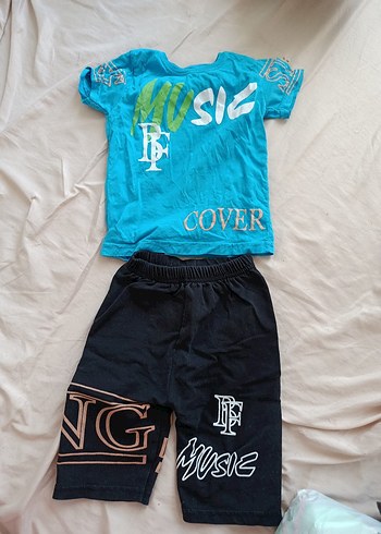 Baskılı Kısa Kollu Erkek Çocuk Takımı - Görsel 2