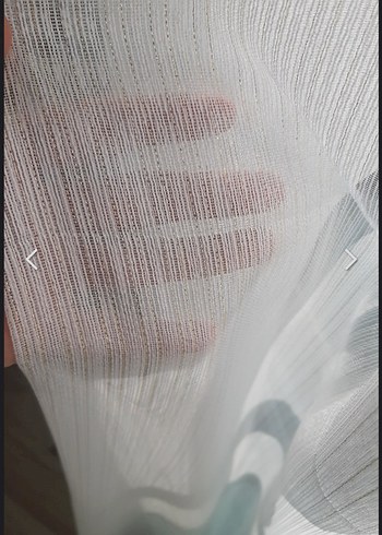 Beyaz Baskılı Modern Tül Perde - Görsel 3