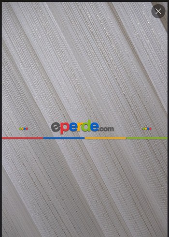 Beyaz Baskılı Modern Tül Perde - Görsel 5