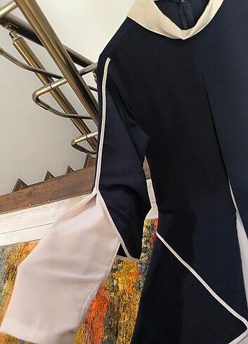 Lacivert şık tunik  - Görsel 5