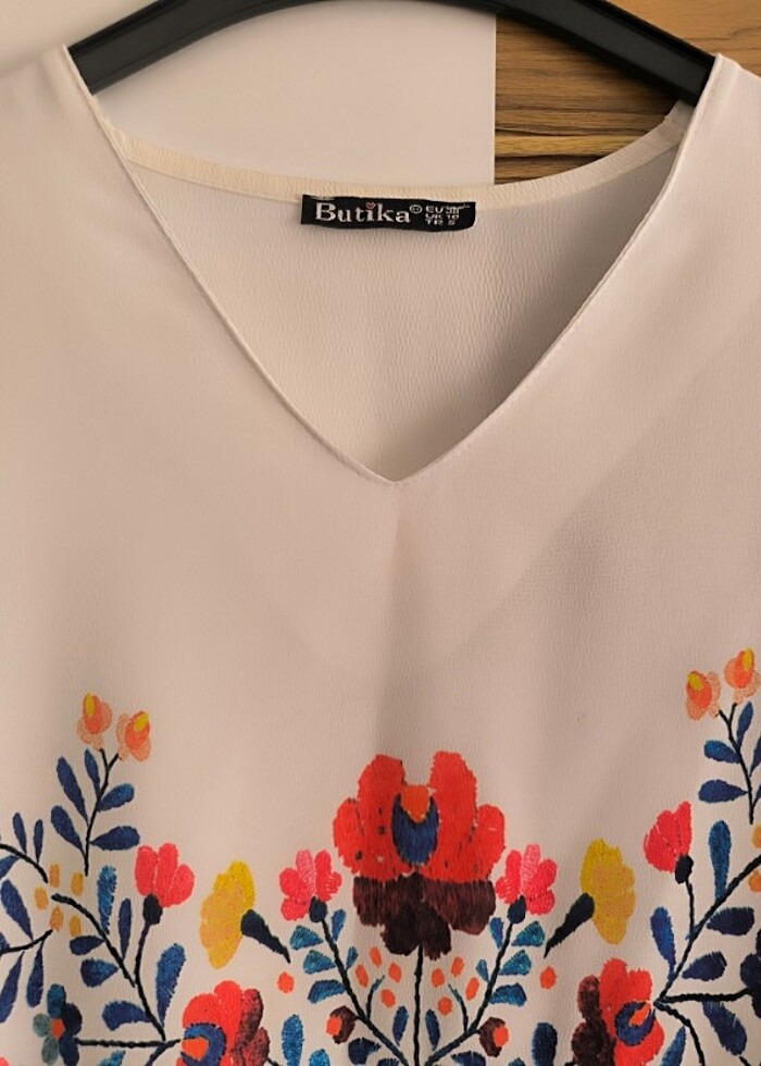 Ekru bluz - Görsel 2