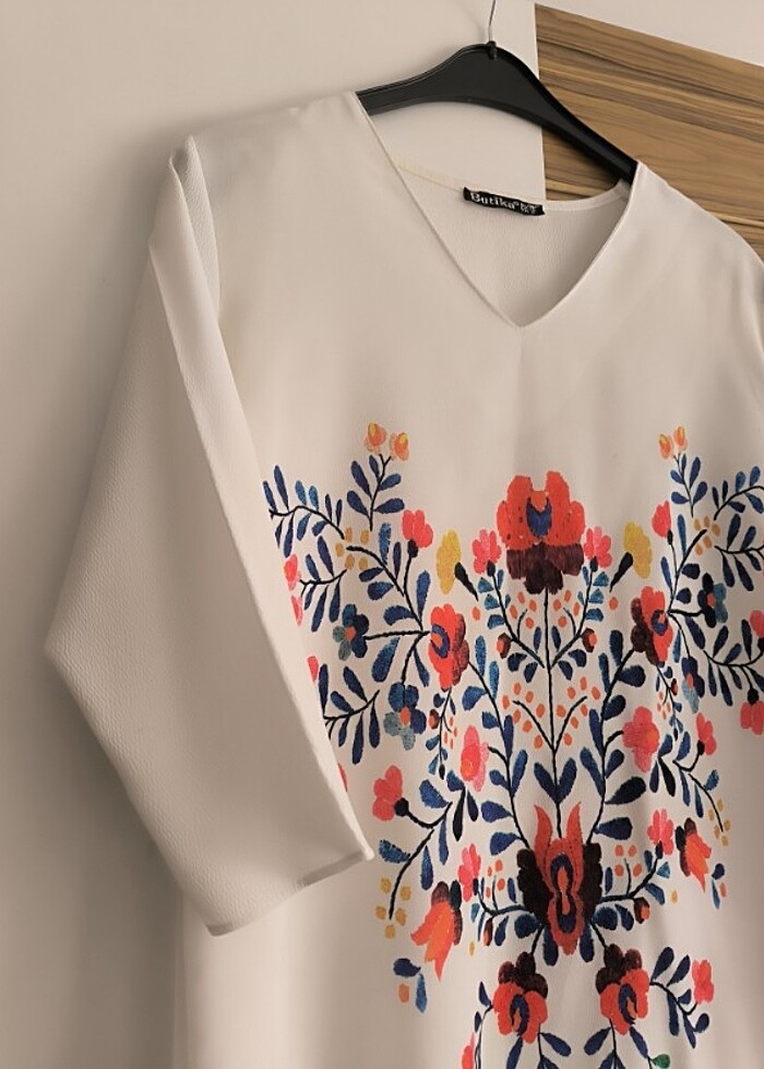 Ekru bluz - Görsel 4