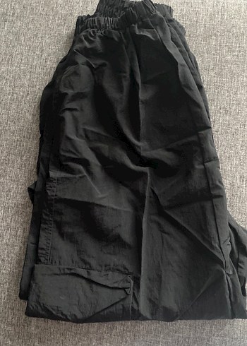 Kadın Siyah Rahat Kesim Jogger Pantolon - Görsel 4