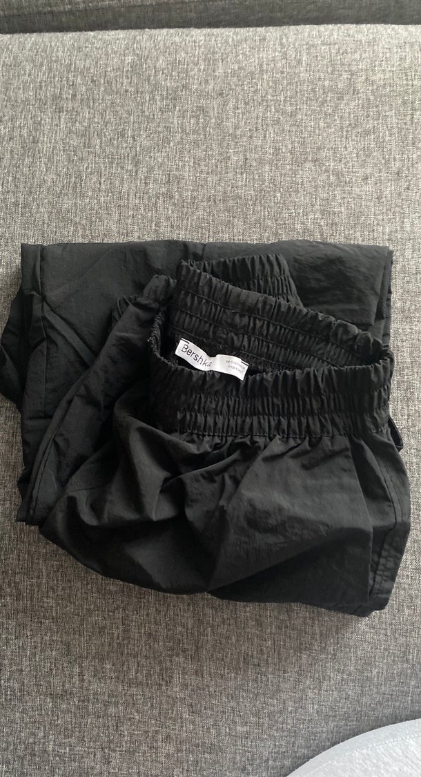 Kadın Siyah Rahat Kesim Jogger Pantolon - Görsel 3