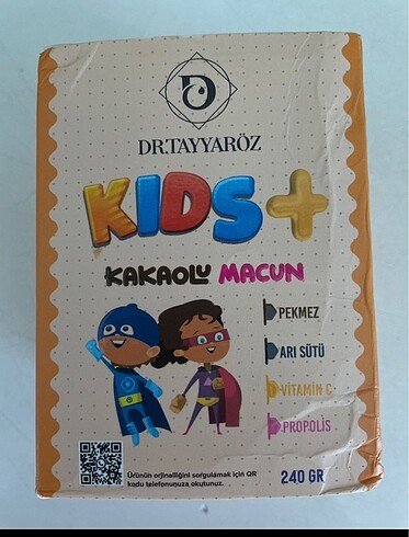 De tayyar öz Kids kakaolu macun