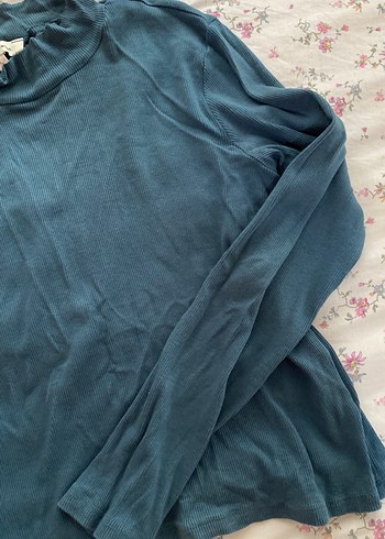 Uzun Kollu Lacivert Balıkçı Yaka Kadın Kazak - Görsel 3