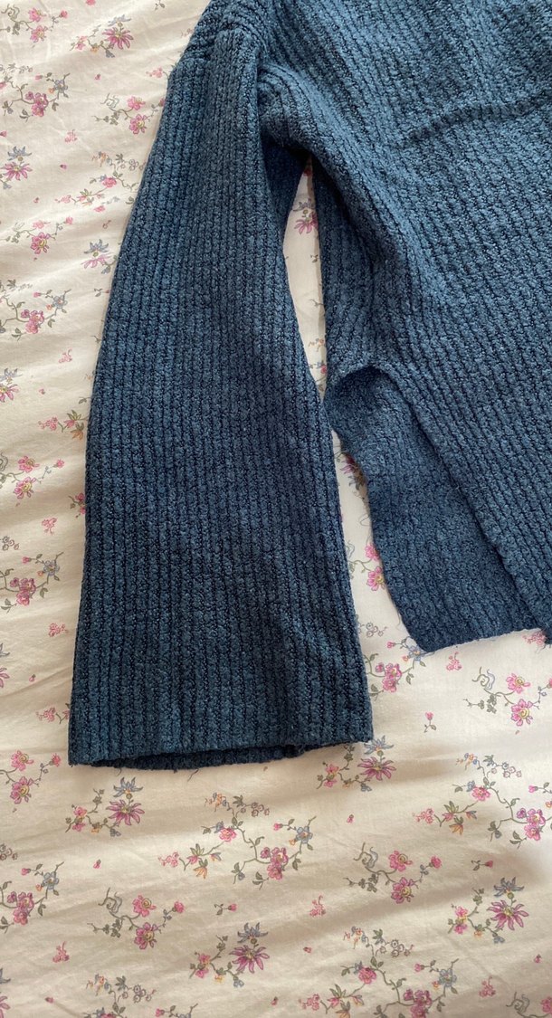 Gri Örgü Kadın Kazak - Görsel 2