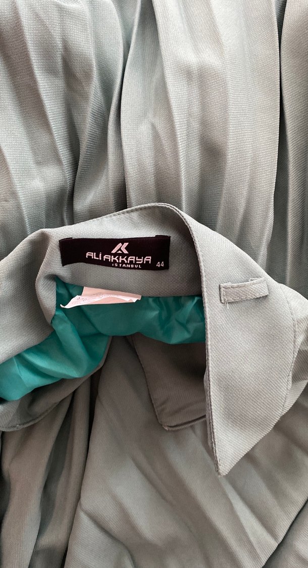 Pastel Renkli Pilili Uzun Kadın Etek - Görsel 2